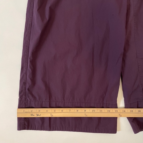 Rachel Comey Coxsone Wide Leg Crisp Cotton Pants Size 4 Purple Eggplant $479 - Picture 7 of 15